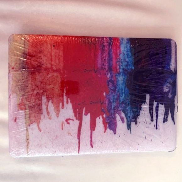 Bright Paint Dripping Design Laptop Hardshell NEW - Picture 1 of 2